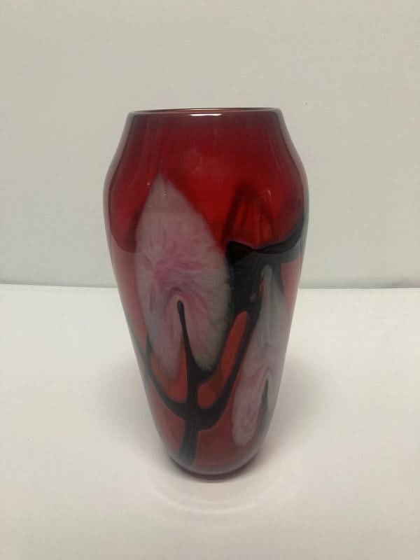 John Lotton Signed Vintage Art Glass Vase~(11"x5") - 4
