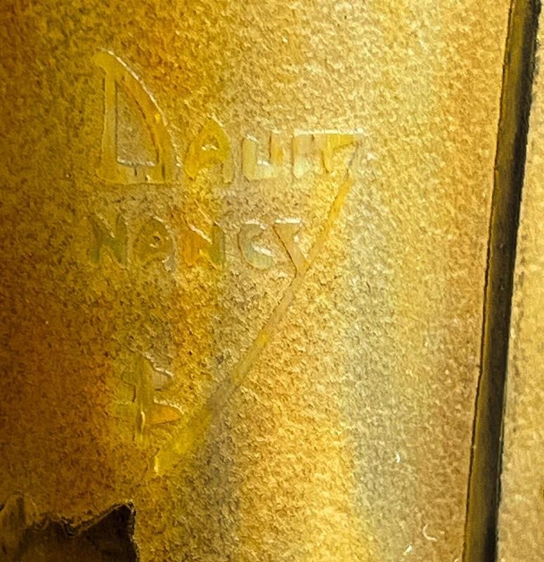 Daum Nancy Signed Glass Vase~(15.75"H x 4.75"W) - 5