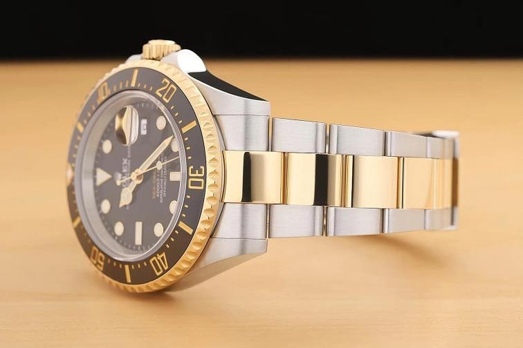 2019 CARD ROLEX SEA-DWELLER 126603 43MM BLACK 18K GOLD STEEL TWO TONE WATCH - 4