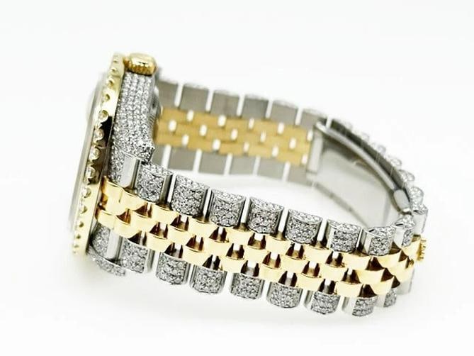 Rolex Datejust 116233 Diamond Dial Diamond Bezel Diamond Band 18K Gold & Steel - 4