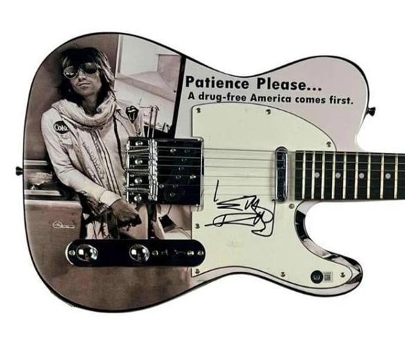 Keith Richards Signed Guitar (Beckett LOA): Industry: Music,Signed: Yes,Autograph Authentication: Beckett,Object Type: Guitar & Guitar Pick,Original/Reproduction: Original,Country of Origin: United States