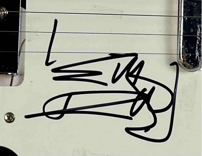 Keith Richards Signed Guitar (Beckett LOA) - 3