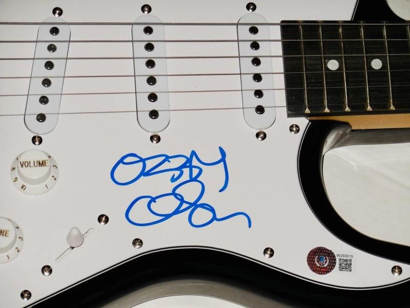 OZZY OSBOURNE Signed Custom Guitar (Beckett COA) - 3