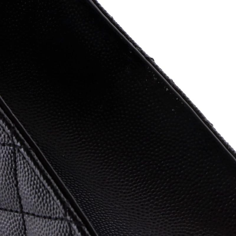 Saint Laurent Classic Monogram Envelope Satchel Mixed Matelasse Leather Medium - 6