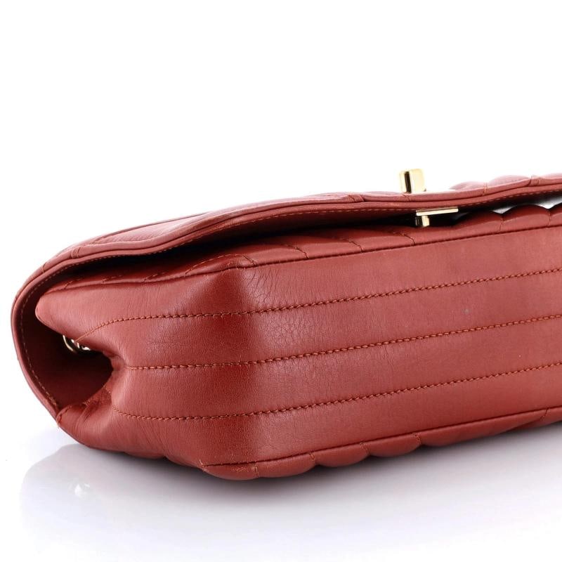 Chanel Statement Flap Bag Chevron Calfskin Mini - 6