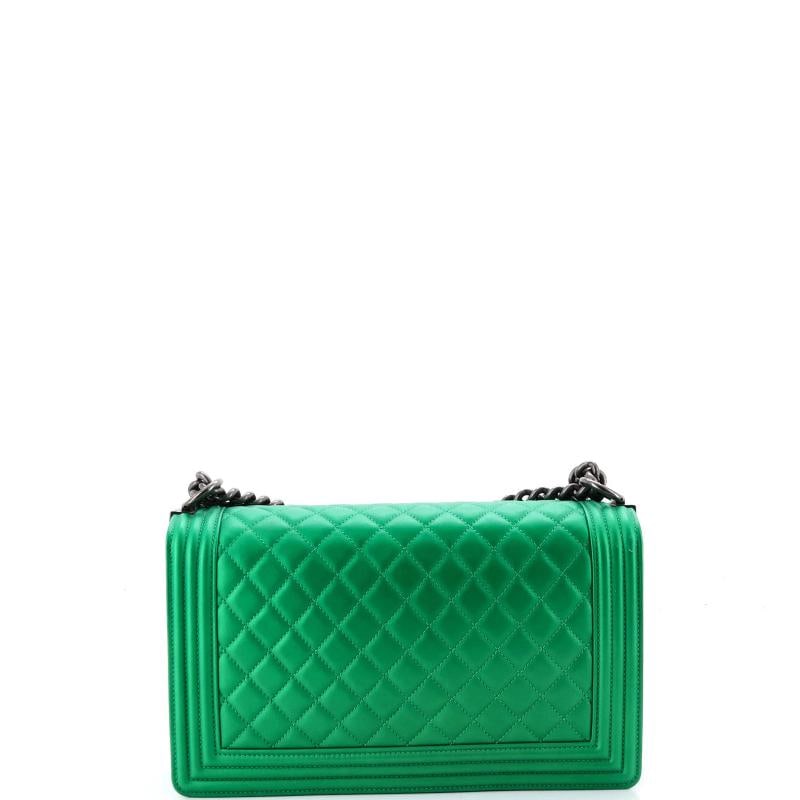 Chanel Boy Flap Bag Quilted Lambskin New Medium - 4