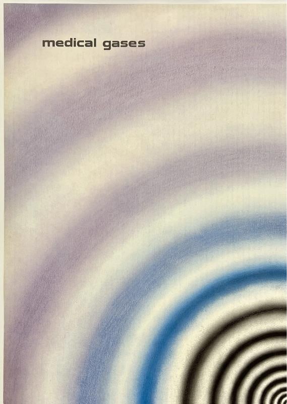 Original Vintage Poster GENERAL DYNAMICS - MEDICAL GASES Swiss Graphic Design OL - 2