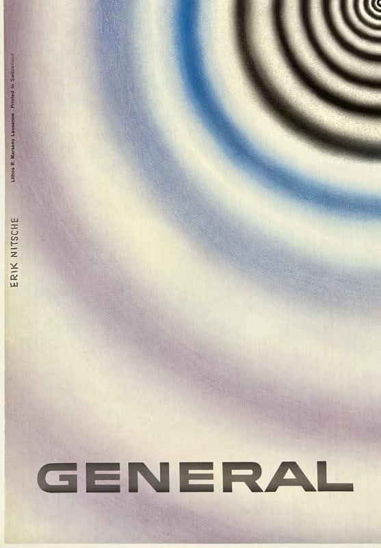 Original Vintage Poster GENERAL DYNAMICS - MEDICAL GASES Swiss Graphic Design OL - 4