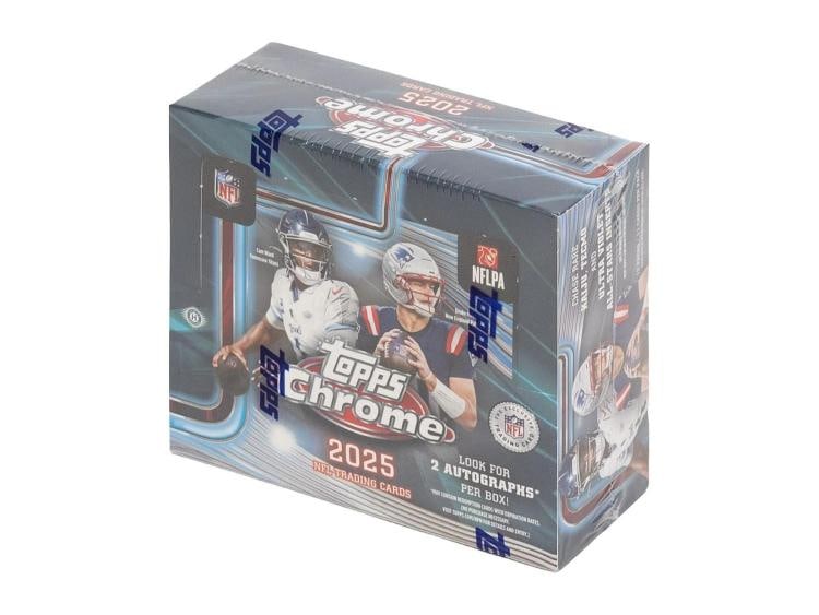 2025 TOPPS CHROME FOOTBALL HOBBY JUMBO BOX - 2