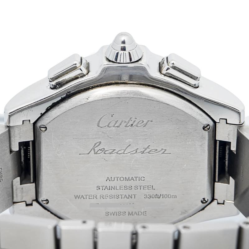 Cartier Roadster 3405 W6206019 SS Silver Dial Auto Men Watch 43mm - 6