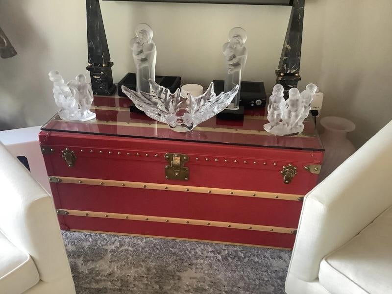Lalique Crystal Jardiniere Champs-Elysees~(7.5"H x 18"W) - 12