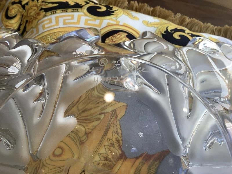 Lalique Crystal Jardiniere Champs-Elysees~(7.5"H x 18"W) - 6