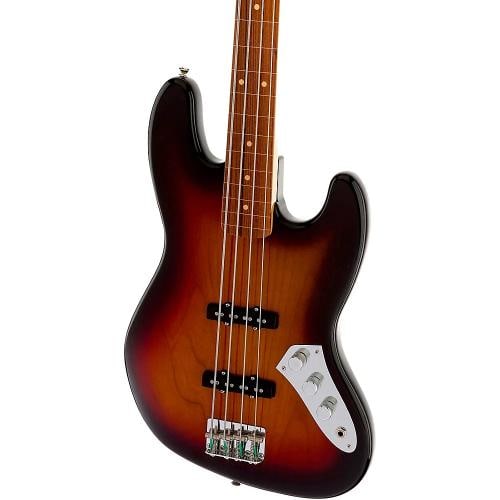 Fender Jaco Pastorius Fretless Jazz Bass Guitar 3-Color Sunburst - 5