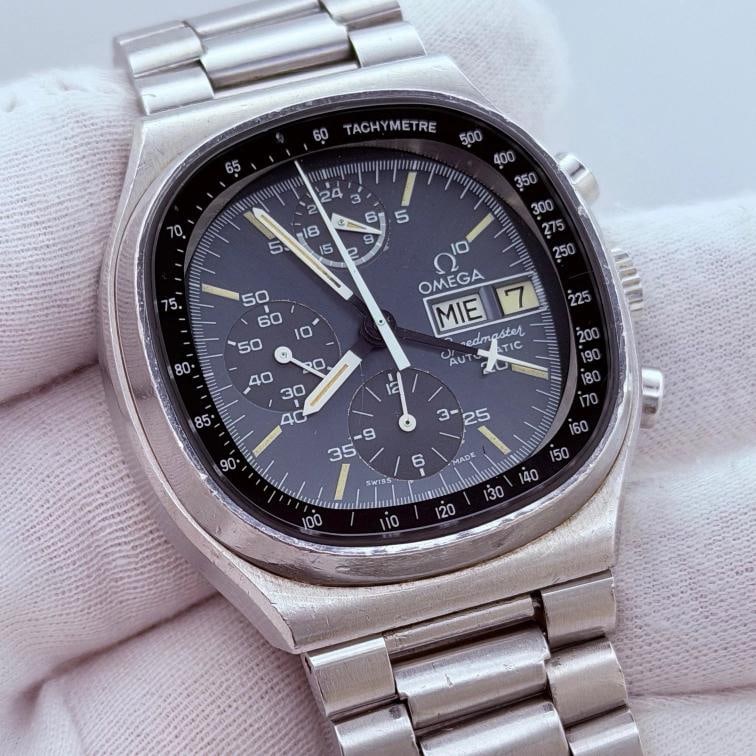 Vintage Omega Speedmaster TV Dial 176.0014 40mm Stainless Steel - 10