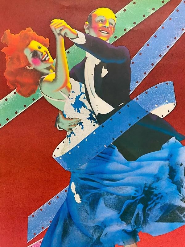 RICHARD BERNSTEIN RARE 1974 GLAMOROUS HOLLYWOOD LITHOGRAPH PRINT POP ART POSTER - 5