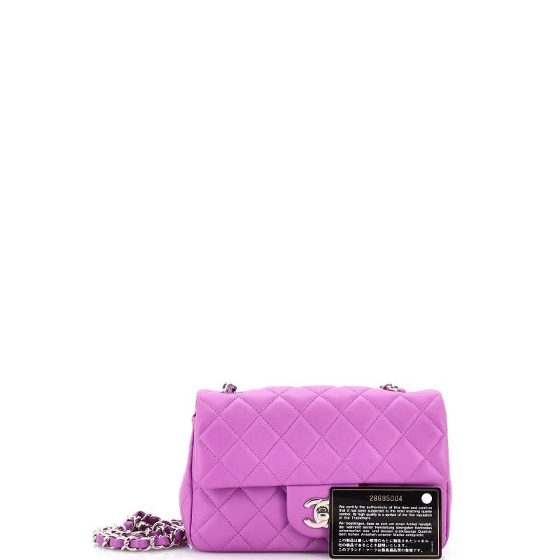 Chanel Classic Single Flap Bag Quilted Lambskin Mini - 2