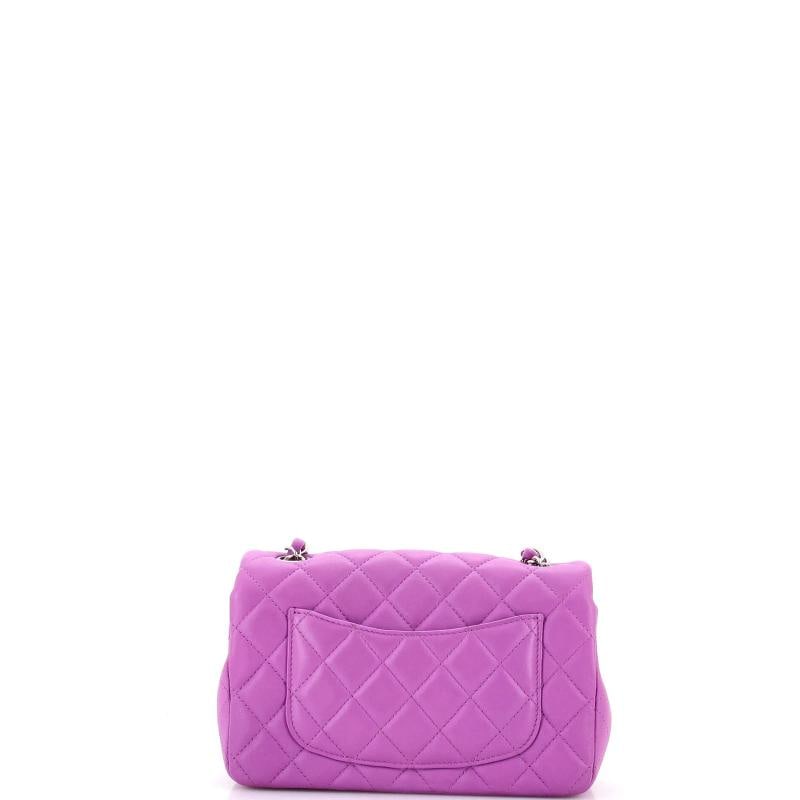 Chanel Classic Single Flap Bag Quilted Lambskin Mini - 4