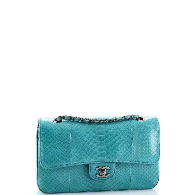 Chanel Classic Double Flap Bag Python Medium - 2