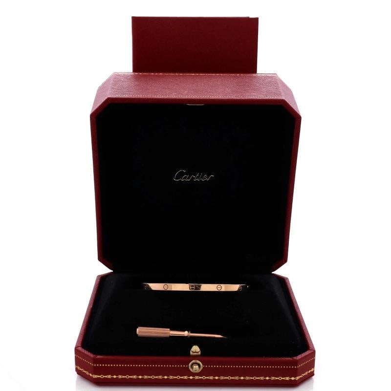 Cartier Love Bracelet 18K Rose Gold Small - 2