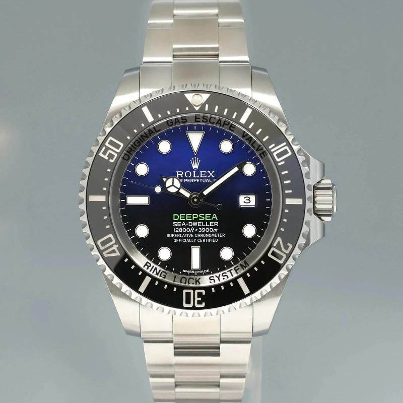 MINT 2015 PAPERS Rolex Sea-Dweller Deepsea James Cameron Blue 116660 44mm Watch - 2