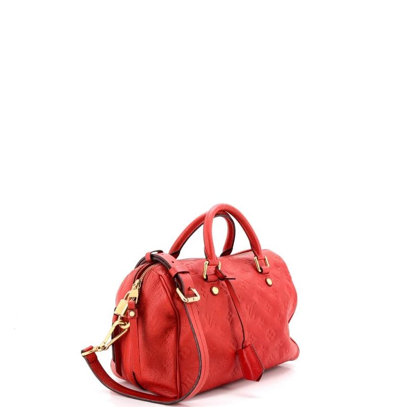 Louis Vuitton Speedy Bandouliere Bag Monogram Empreinte Leather 25 - 2