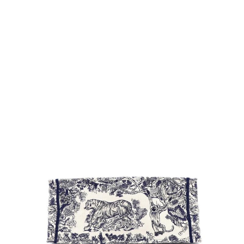 Christian Dior Book Tote Embroidered Canvas Large - 4