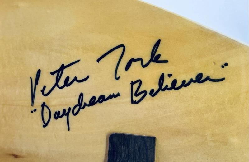 THE MONKEES Signed Autograph acoustic Guitar D Jones Nesmith Tork Dolenz JSA LOA - 2