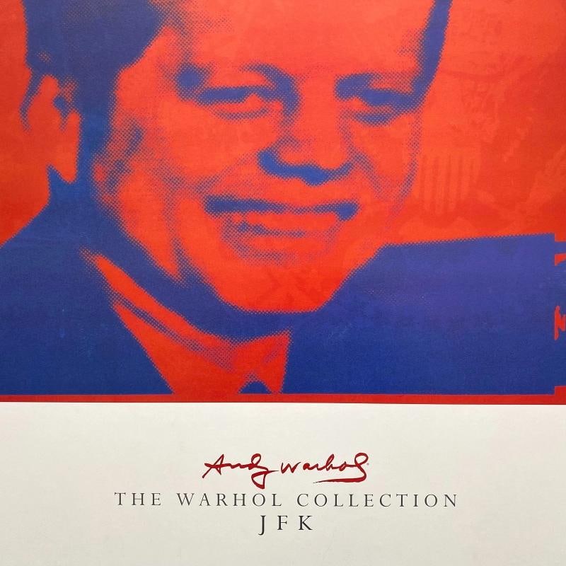 ANDY WARHOL FOUNDATION RARE LITHOGRAPH PRINT FRAMED POP ART POSTER " JFK " 1968 - 11
