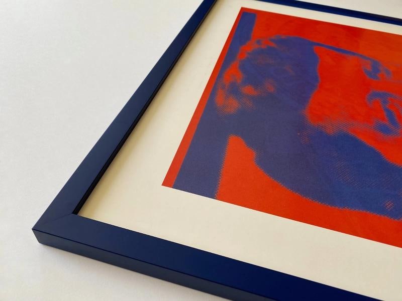 ANDY WARHOL FOUNDATION RARE LITHOGRAPH PRINT FRAMED POP ART POSTER " JFK " 1968 - 5