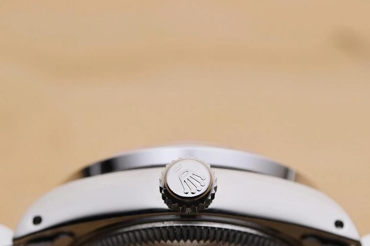ROLEX LADIES DATEJUST 69174 PINK DIAMOND 18K WHITE GOLD STEEL JUBILEE WATCH - 9