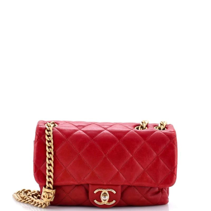 Chanel Pillow Crush Flap Bag Quilted Lambskin Small (1 of 7)