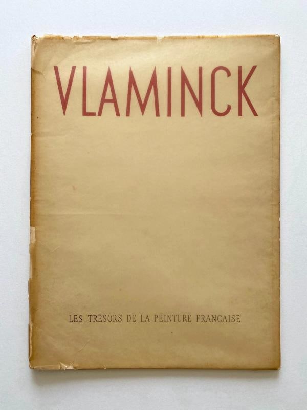 MAURICE DE VLAMINCK RARE 1949 FAUVISM FINE ART LITHOGRAPH PRINT LES BARQUES 1905 - 7
