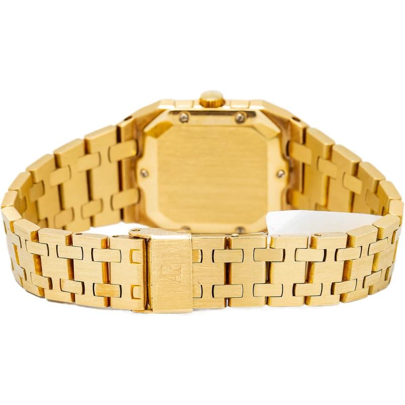 Audemars Piguet Royal Oak Quartz 18K Yellow Gold White Dial Ladies Watch 24mm - 5