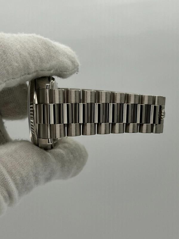 Rolex President Day Date 118239 36mm Factory Silver Diamond Dial 18K White Gold - 3
