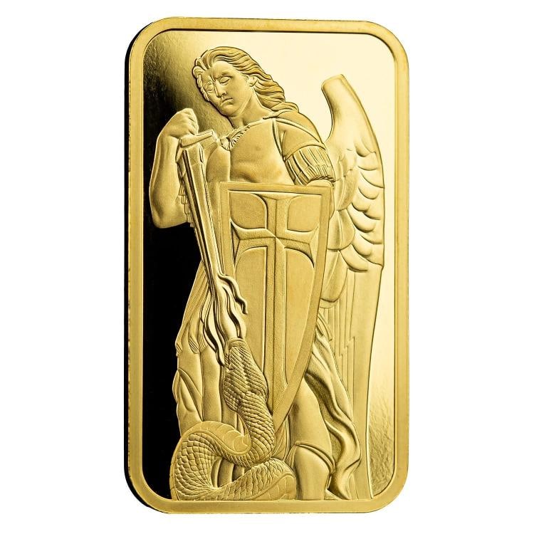 1 oz Gold Bar - Scottsdale Mint Archangel .9999 Gold Bar (in Certi-LockÃ‚Â®) #A: Composition: Gold,Shape: Bar,Year: 2026,Fineness: 0.9999,Precious Metal Content per Unit: 1 oz,Total Precious Metal Content: 1 oz,Brand/Mint: Scottsdale Mint,Country of Origin: United States,Serial Nu