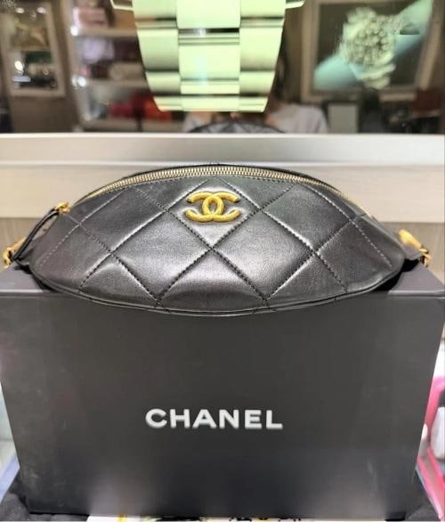 Chanel Quilted Waist Belt / Sling Bag 2024 Microchip - 10