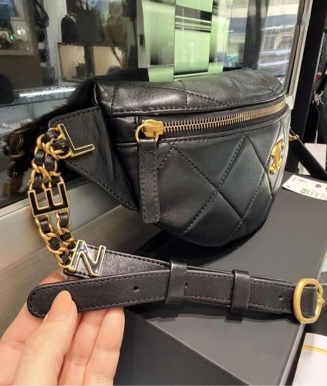 Chanel Quilted Waist Belt / Sling Bag 2024 Microchip - 2