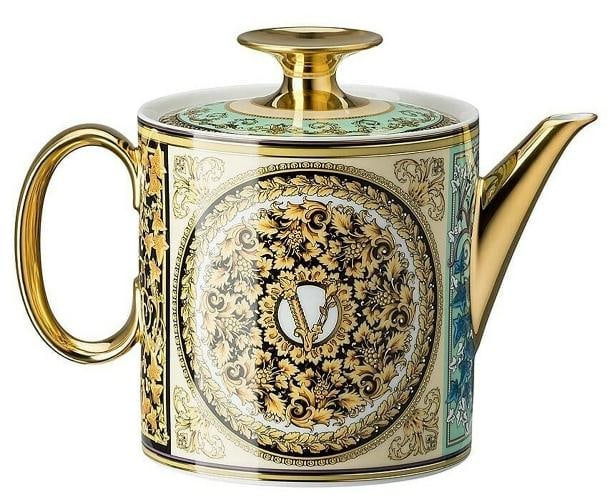 Versace Rosenthal Barocco Mosaic Teapot - Official Versace - 2