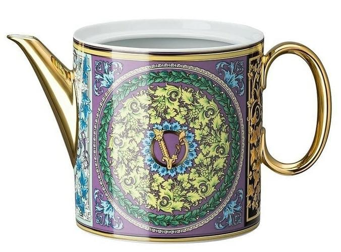 Versace Rosenthal Barocco Mosaic Teapot - Official Versace - 3