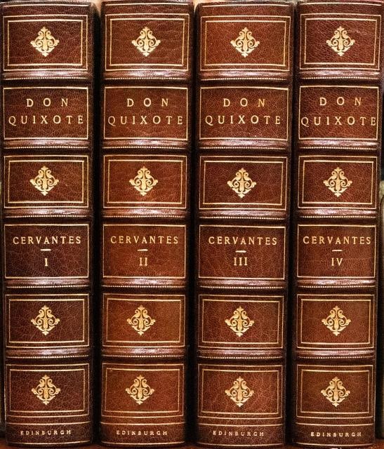 1879 History of the Ingenious Gentleman DON QUIXOTE of La Mancha 10" Tall - 20