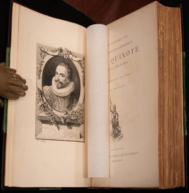1879 History of the Ingenious Gentleman DON QUIXOTE of La Mancha 10" Tall - 7
