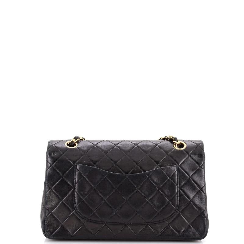 Chanel Vintage Classic Double Flap Bag Quilted Lambskin Medium - 3