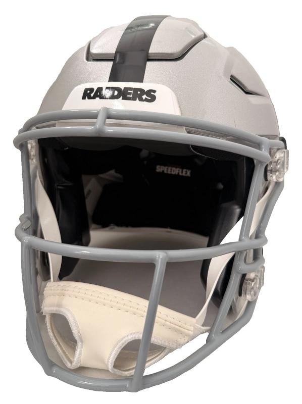 Fernando Mendoza Signed Raiders Full Size AUTH SpeedFlex Helmet Beckett Witness - 3
