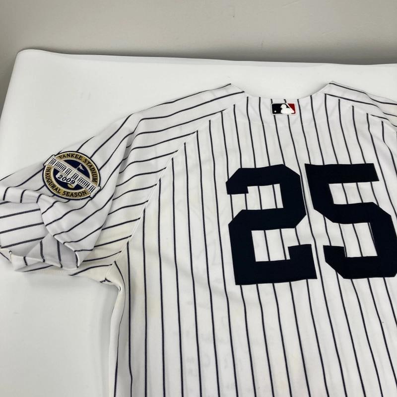 New York Yankees World Series Grand Slams Signed Jersey 5 Sigs Yogi Berra JSA - 11