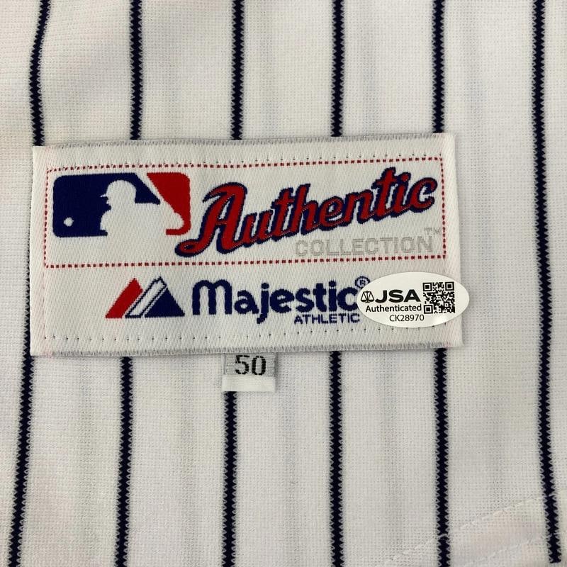 New York Yankees World Series Grand Slams Signed Jersey 5 Sigs Yogi Berra JSA - 7