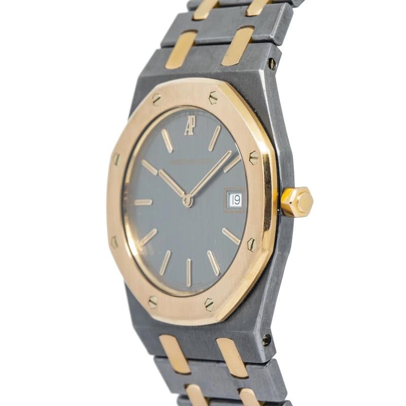 Audemars Piguet Royal Oak 56175TR Quartz Tantalum Rose Gold Grey Dial Men 33mm - 3