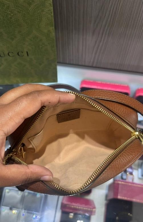 Gucci Denim GG Monogram Crossbody Bag (Style #517350) - 12