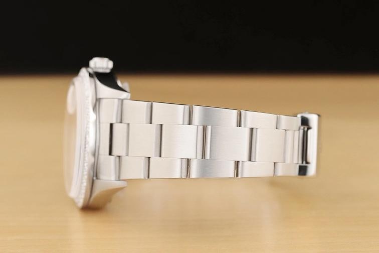 ROLEX MENS OYSTER PERPETUAL DATE 34MM 15200 GRAY DIAL DIAMOND STEEL WATCH - 5