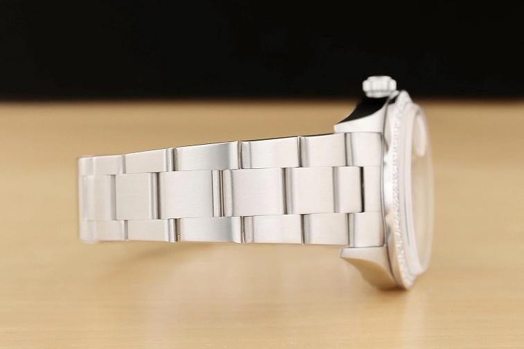 ROLEX MENS OYSTER PERPETUAL DATE 34MM 15200 GRAY DIAL DIAMOND STEEL WATCH - 8