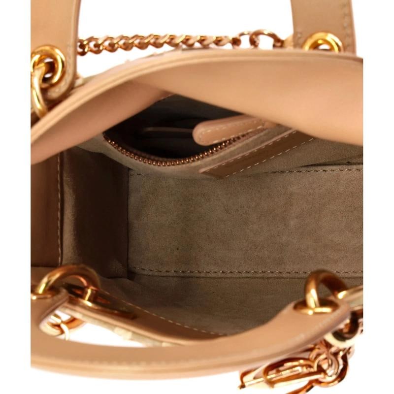 Christian Dior Lady Dior Chain Bag Embellished Satin Mini - 5
